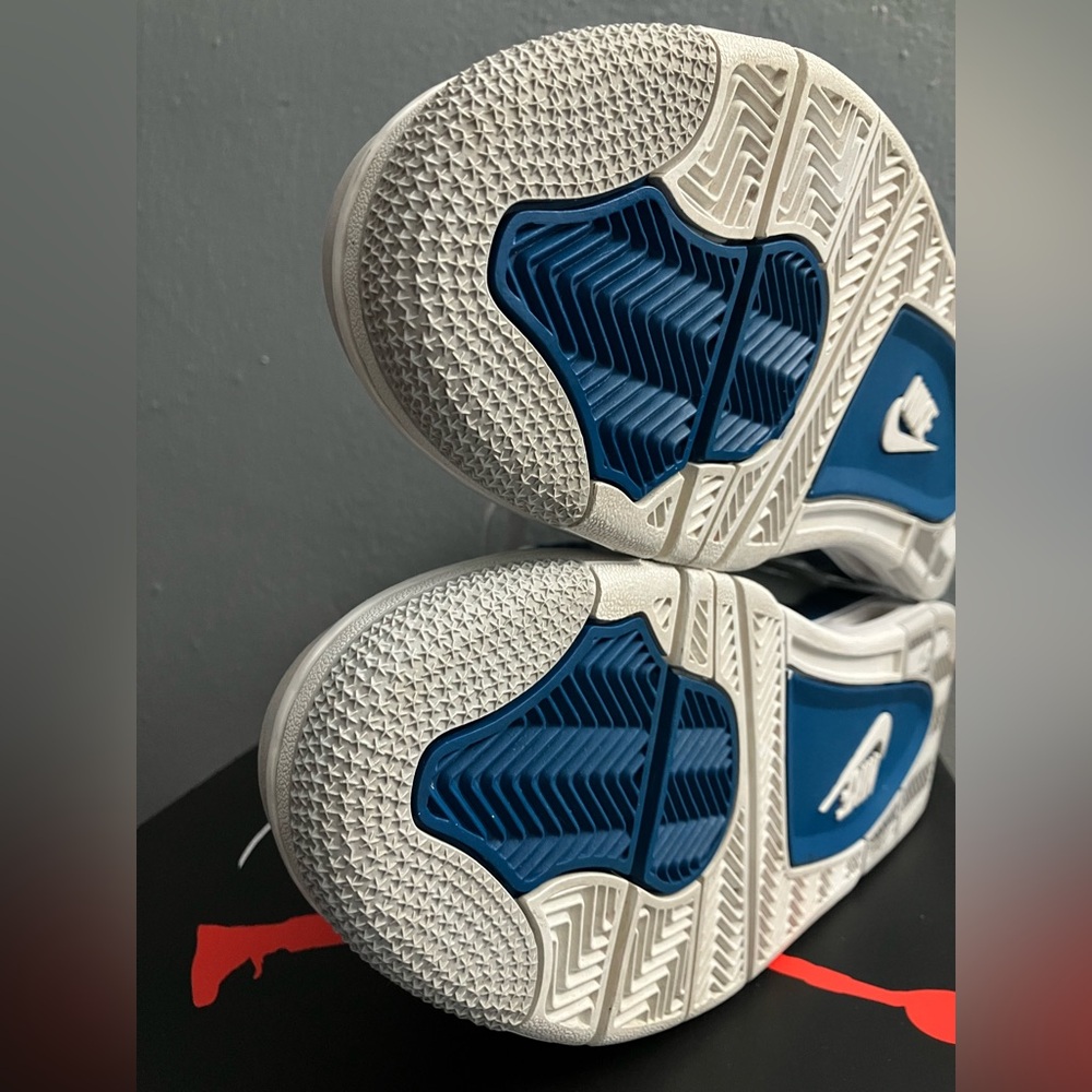 Nike Air Jordan IV 4 Retro Military Blue 2024 Sneakers Shoes w/OG Box! Dunk SB - Picture 13 of 13